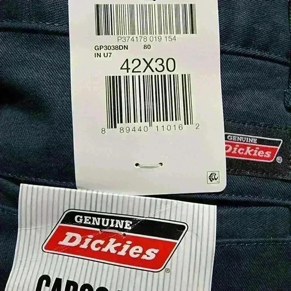 Dickies Men's Cargo Pants Flex Relaxed Fit Straight Leg Dark Navy - Picture 4 of 5